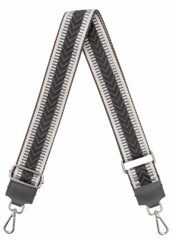 Módny pásik na tašku H05 šedý