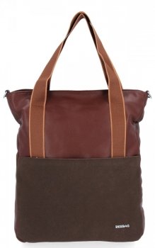 Dámska kabelka univerzálna BEE BAG čokoládová 1752A558