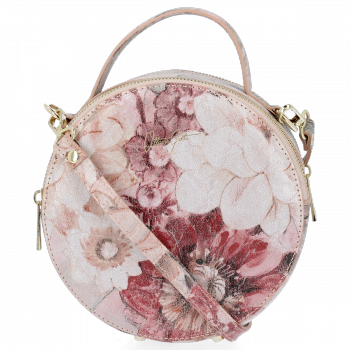 Kožené kabelka listonoška Vittoria Gotti púdrová ružová B25