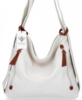 Dámska kabelka univerzálna BEE BAG biela 1452L122
