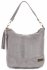 Kožené kabelka Vittoria Gotti světle šedá V101