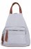 Dámská kabelka batůžek Herisson světle šedá 1502H308