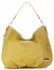 Kožené kabelka shopper bag Vittoria Gotti žlutá V80013