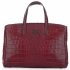 Kožené kabelka aktovka Vittoria Gotti bordová V5249