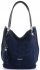 Kožené kabelka univerzální Silvia Rosa tmavě modrá SR6158