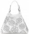 Kožené kabelka shopper bag Vittoria Gotti bílá V8913
