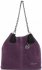 Kožené kabelka shopper bag Vittoria Gotti fialová V3081