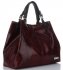 Kožené kabelka shopper bag Vittoria Gotti bordová V898GPIT