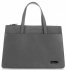 Kožené kabelka aktovka Vittoria Gotti šedá V8832