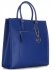 Kožené kabelka aktovka Vittoria Gotti modrá V8653
