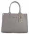 Kožené kabelka kufřík Vittoria Gotti šedá V8239