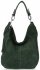 Kožené kabelka univerzální Silvia Rosa lahvově zelená SR2116