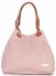 Kožené kabelka shopper bag Vittoria Gotti pudrová růžová V2050