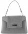 Kožené kabelka kufřík Vittoria Gotti šedá V17A