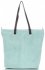 Kožené kabelka shopper bag Vera Pelle mátová 80041