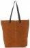 Kožené kabelka shopper bag Vera Pelle zrzavá 80041