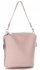 Kožené kabelka listonoška Vittoria Gotti pudrová růžová VT4