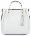 Elegantní Kožená Kabelka Italský Kufřík 5702 Bílá