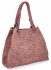 Kožené kabelka shopper bag Vittoria Gotti růžová 5566-Sro