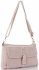 Kožené kabelka listonoška Vittoria Gotti pudrová růžová V71014