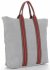 Kožené kabelka shopper bag Vittoria Gotti světle šedá V689746