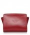 Kožené kabelka listonoška Vera Pelle červená 2189