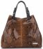 Kožené kabelka shopper bag Vittoria Gotti zrzavá V898GPIT