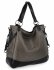 Univerzální dámská taška XL firmy Hernan HB982 Šedá/Černá