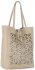 Kožené kabelka shopper bag Vittoria Gotti béžová V577
