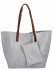 Dámská kabelka shopper bag Herisson světle šedá H8805