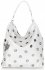 Kožené kabelka shopper bag Vittoria Gotti bílá V3077