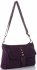 Kožené kabelka listonoška Vittoria Gotti fialová V71014