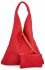 Kožené kabelka shopper bag Vittoria Gotti červená 5820S