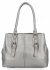 Dámská kabelka klasická Herisson tmavě stříbrná 1602L2106