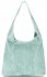 Kožené kabelka shopper bag Vera Pelle mátová A1