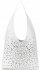 Kožené kabelka shopper bag Vittoria Gotti bílá V31