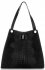 Bőr táska shopper bag Vera Pelle fekete 10477