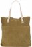 Bőr táska shopper bag Vittoria Gotti zöld V8267
