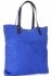 Bőr táska shopper bag Vittoria Gotti kobalt V8267