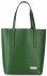 Bőr táska shopper bag Vittoria Gotti zöld V3121