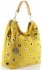 Bőr táska shopper bag Vittoria Gotti sárga V3077Z