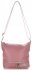 Bőr táska levéltáska Vittoria Gotti piszkos rózsaszín V60