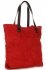 Bőr táska shopper bag Vittoria Gotti piros V8267