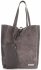 Bőr táska shopper bag Vittoria Gotti szürke V602