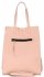 Bőr táska shopper bag Vittoria Gotti púderrózsaszín V8622