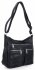 Univerzális női oldaltáska Herisson 13K391 fekete