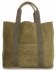 Bőr táska shopper bag Vittoria Gotti zöld V8252