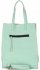 Bőr táska shopper bag Vittoria Gotti menta V8622