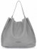 Bőr táska shopper bag Vittoria Gotti szürke V230