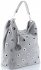 Bőr táska shopper bag Vittoria Gotti világosszürke V3077Z